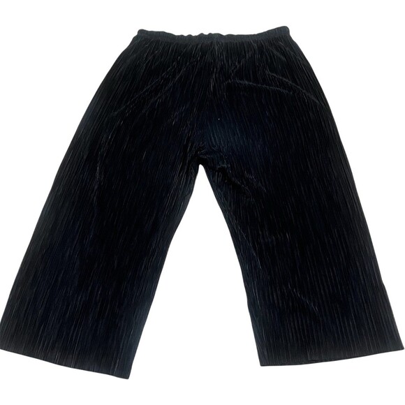 Silense + Noise Casual  Pants Womens Size L Black Pleated Wide-Leg Pull-On - Picture 7 of 8